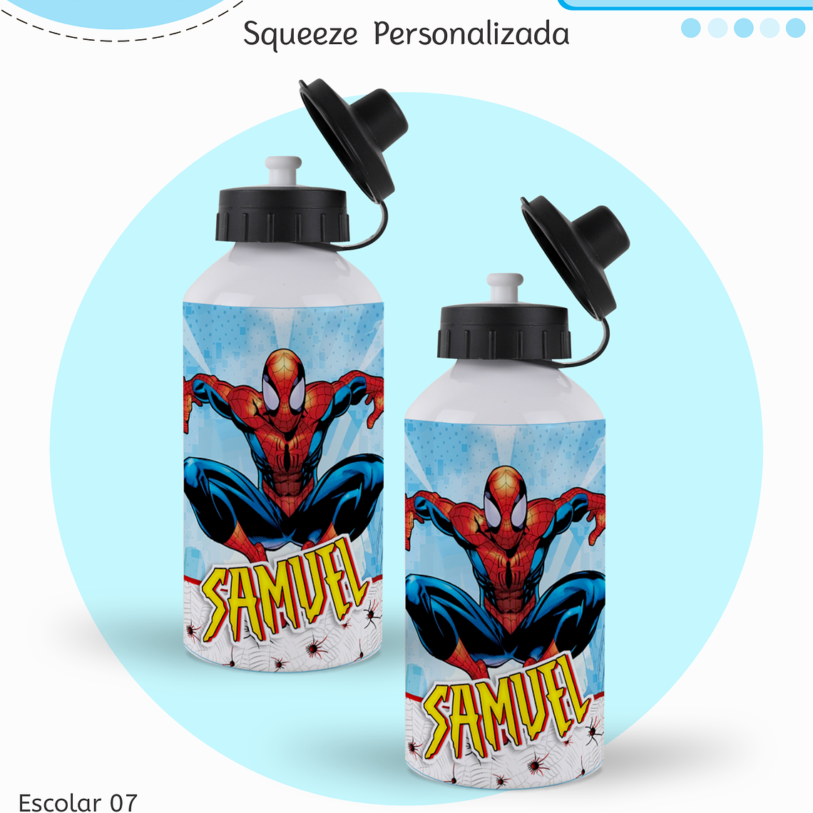 Arquivo Encadernação Kit Escolar - Homem Aranha 6