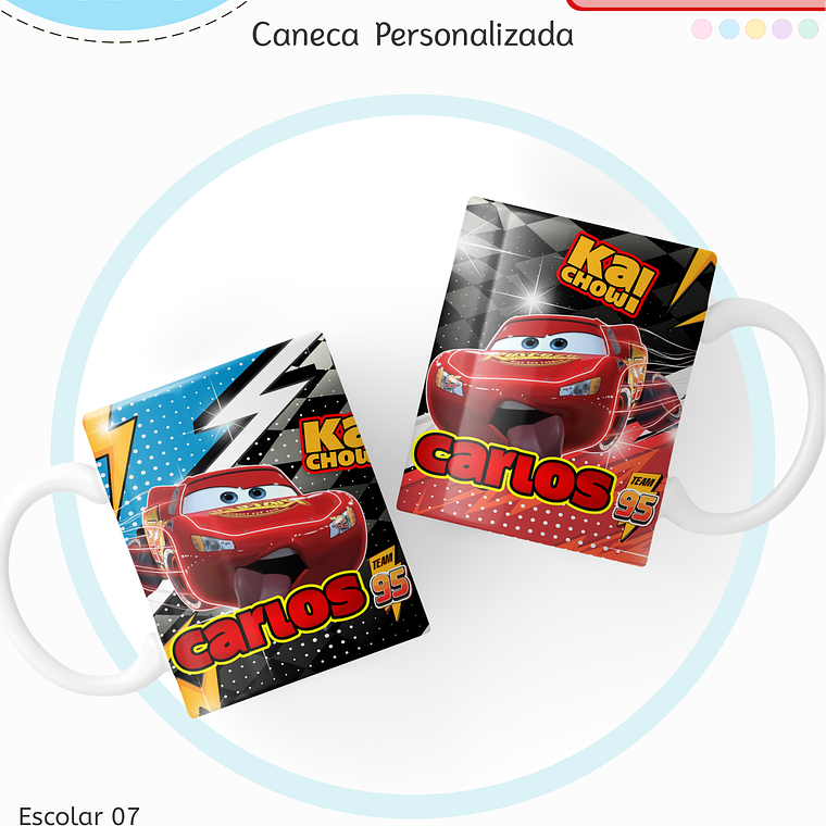 Arquivo Encadernação Kit Escolar - Carros 9