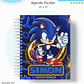 Arquivo Encadernação Kit Escolar - Sonic - Thumbnail 5