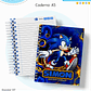 Arquivo Encadernação Kit Escolar - Sonic - Thumbnail 7