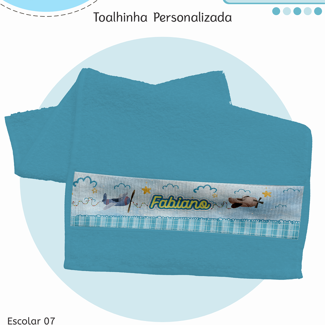 Arquivo Encadernação Kit Escolar - Aviões 12