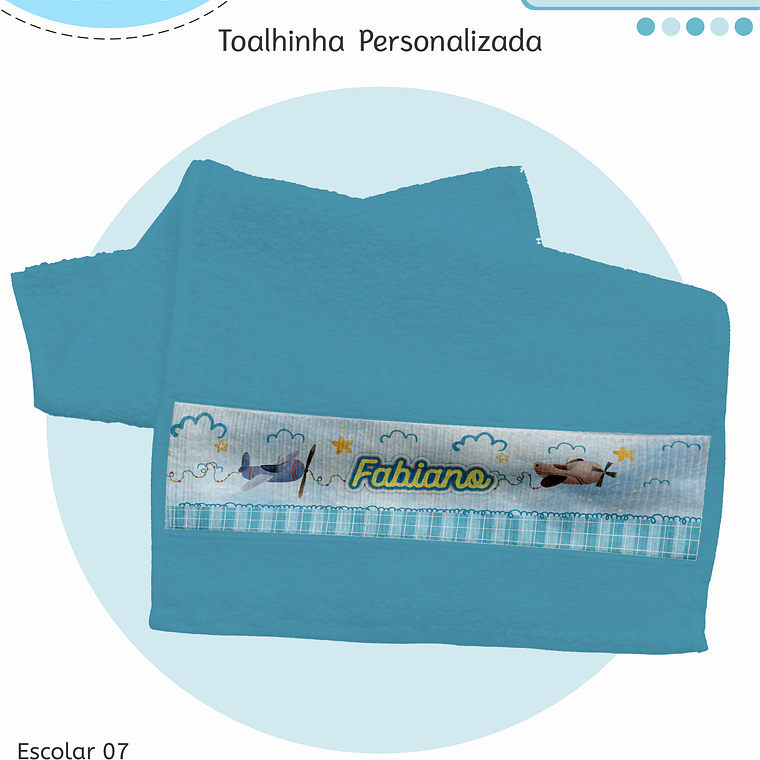 Arquivo Encadernação Kit Escolar - Aviões 12