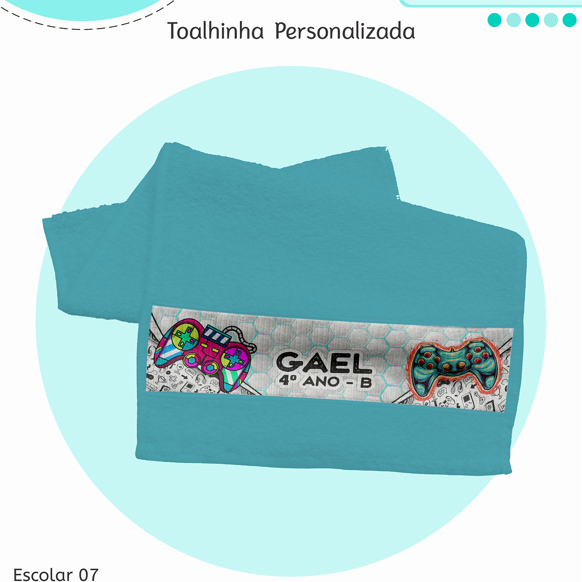 Arquivo Encadernação Kit Escolar - Gamer 8