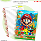 Arquivo Encadernação Kit Escolar - Super Mario - Thumbnail 5