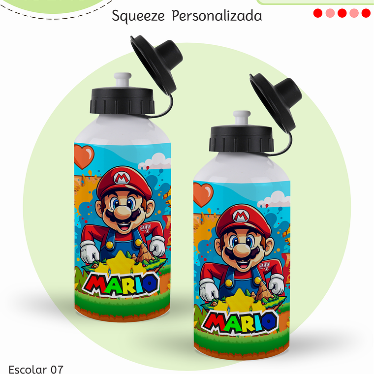 Arquivo Encadernação Kit Escolar - Super Mario 7