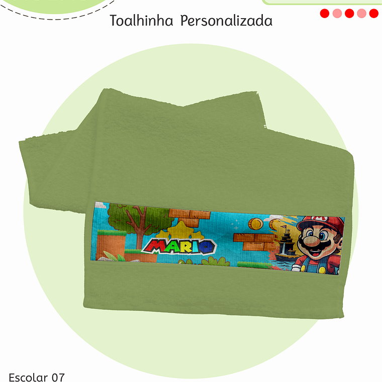 Arquivo Encadernação Kit Escolar - Super Mario 11