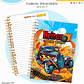 Arquivo Encadernação Kit Escolar - Hotwheels - Thumbnail 3