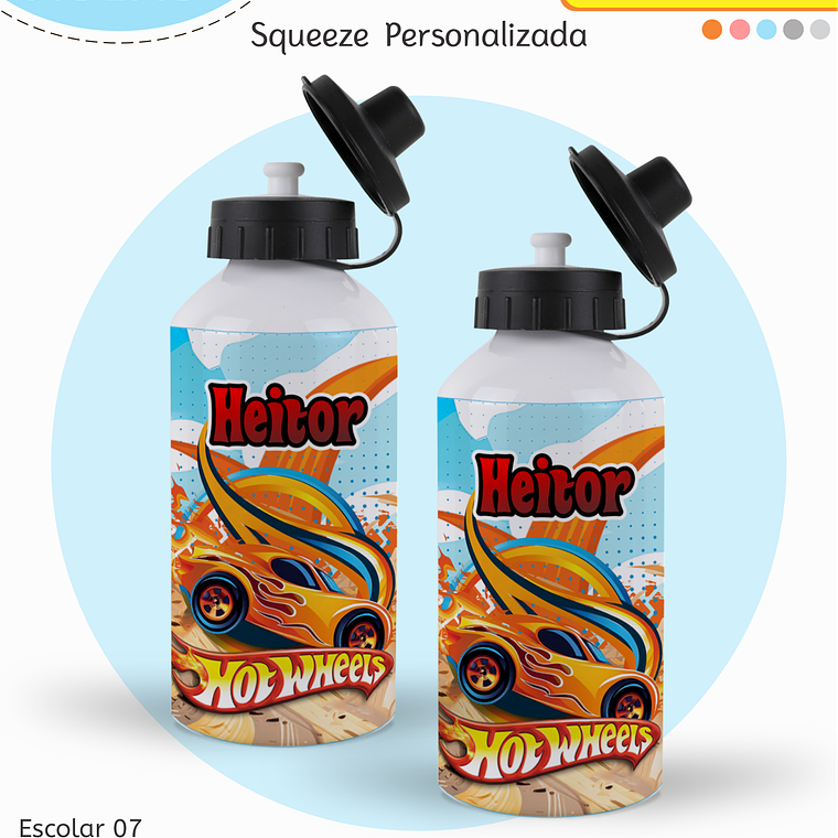 Arquivo Encadernação Kit Escolar - Hotwheels 9