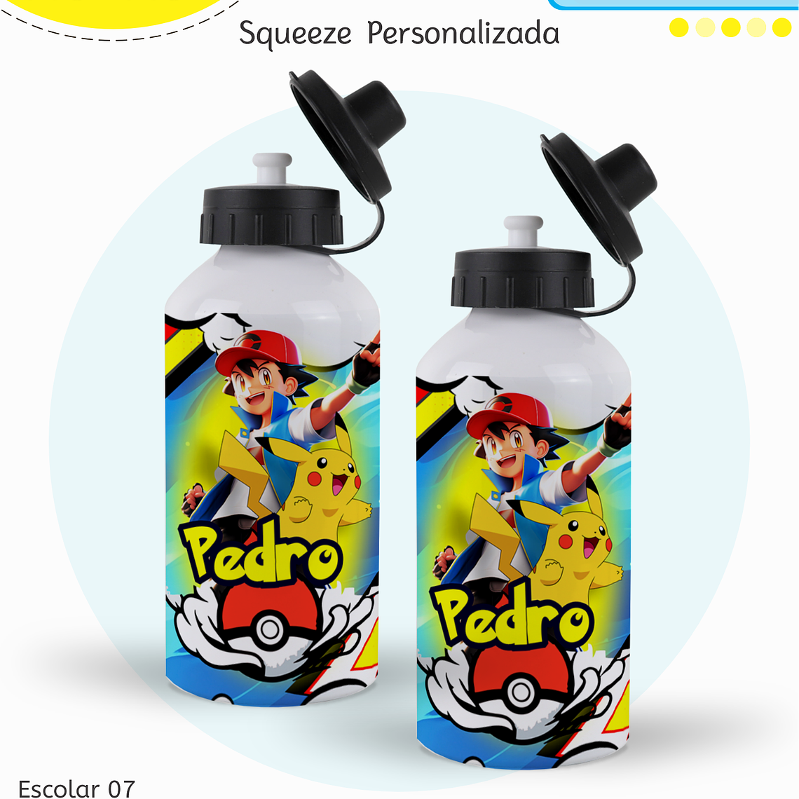 Arquivo Encadernação Kit Escolar - Pokemon 12