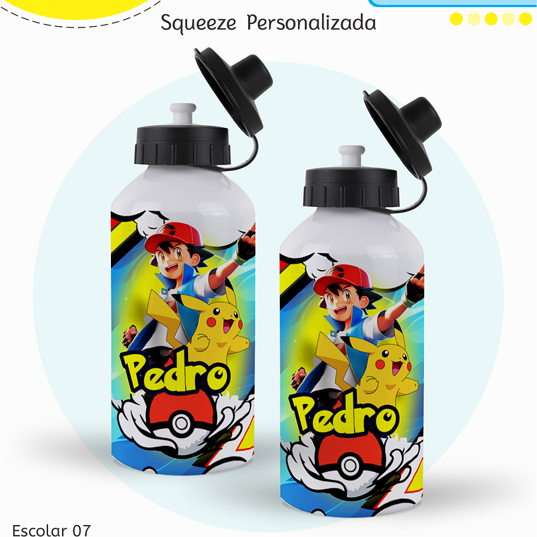 Arquivo Encadernação Kit Escolar - Pokemon 12