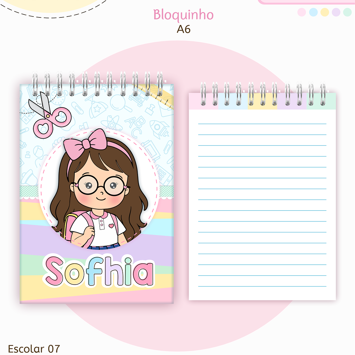 Arquivo Encadernação Kit Escolar - Aluninhas 2026 5