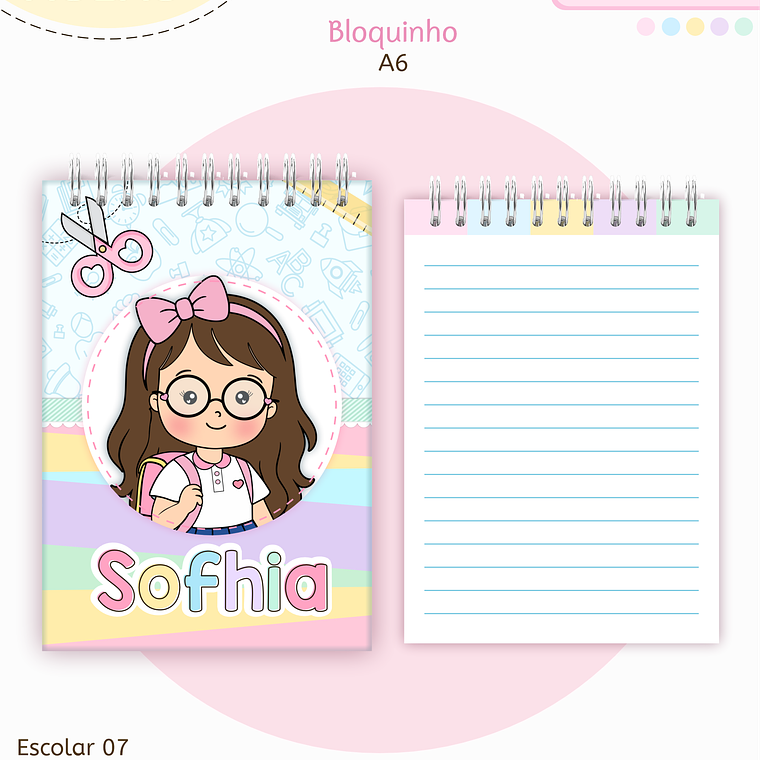 Arquivo Encadernação Kit Escolar - Aluninhas 2026 5