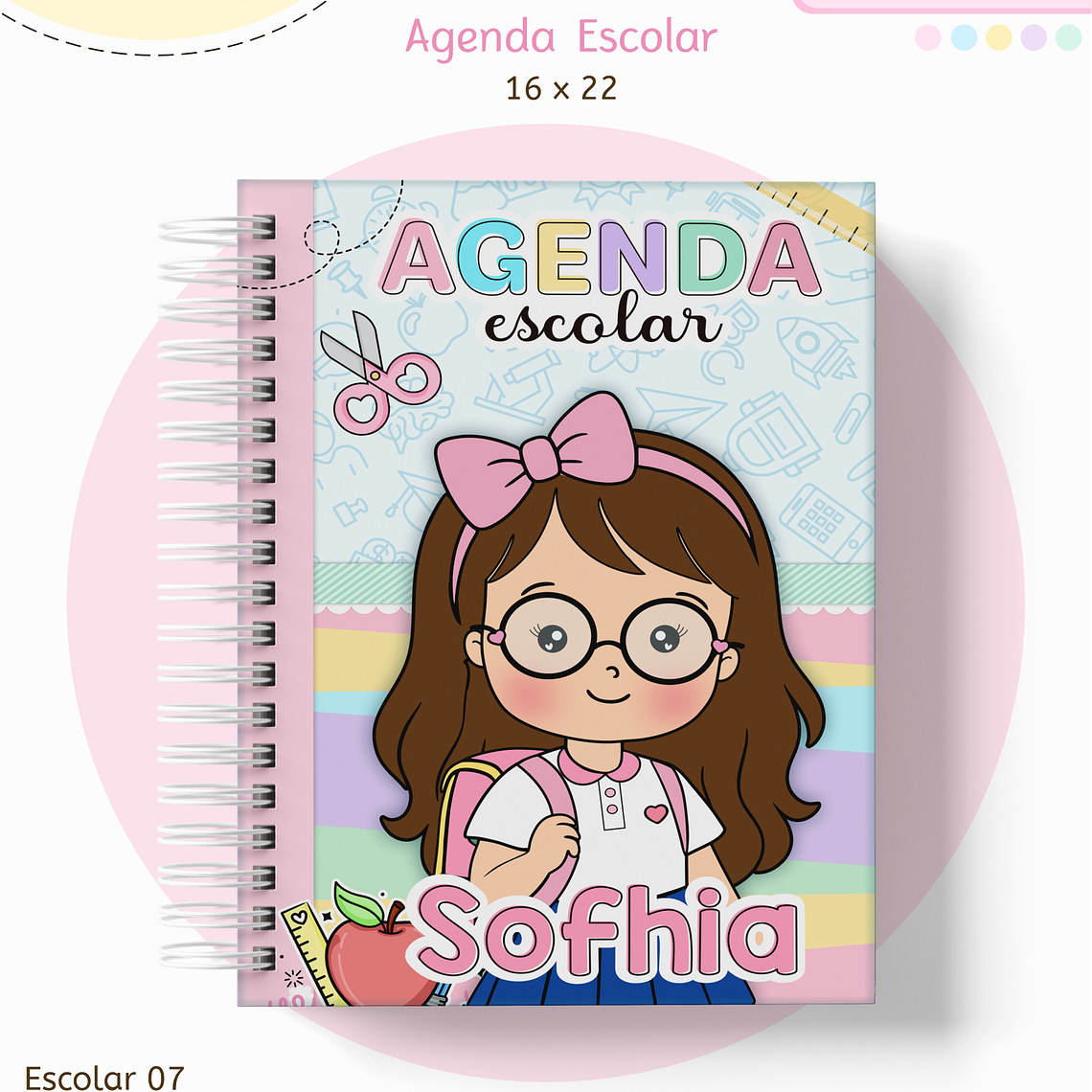 Arquivo Encadernação Kit Escolar - Aluninhas 2026 8