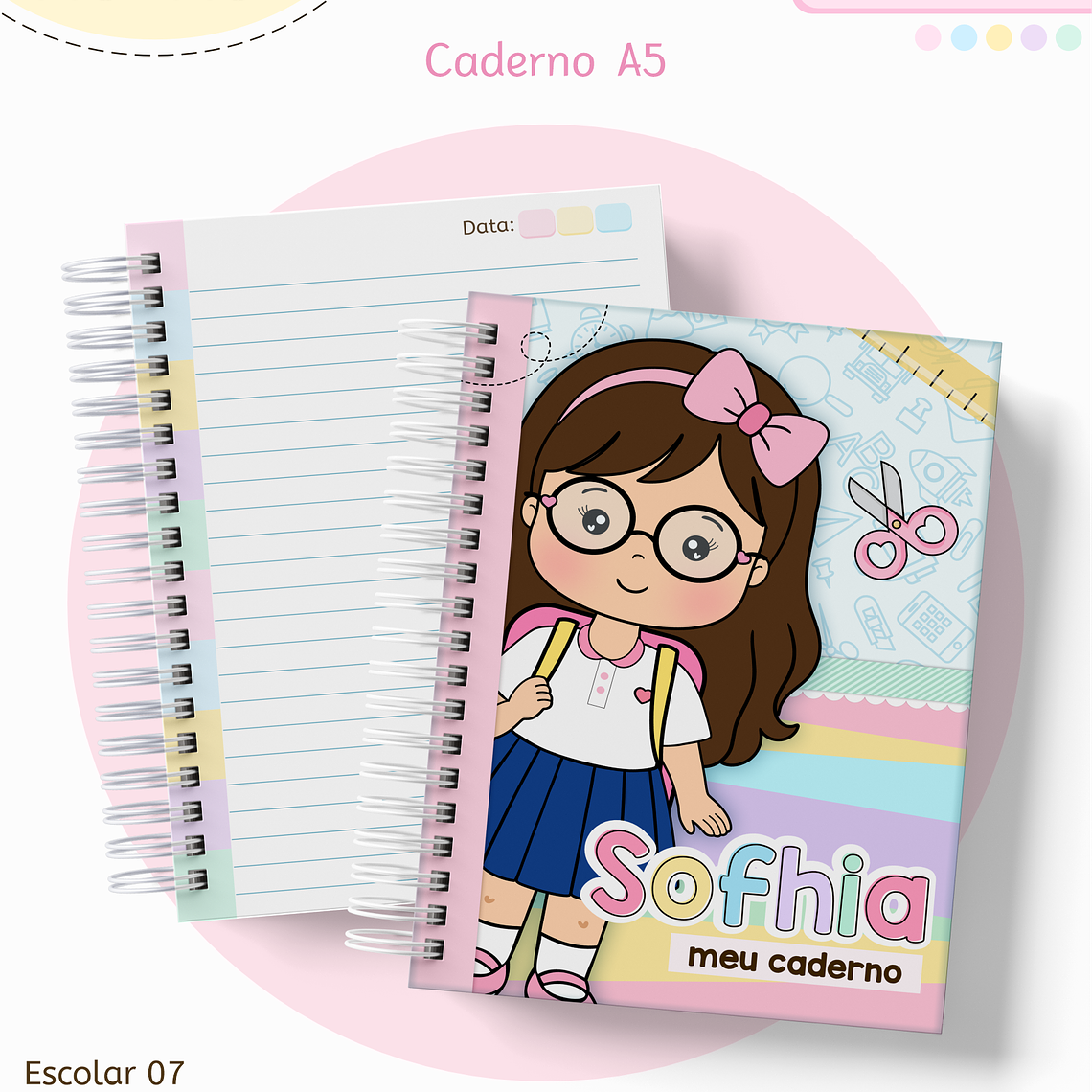 Arquivo Encadernação Kit Escolar - Aluninhas 2026 11