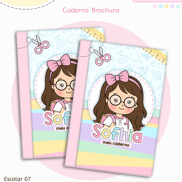 Arquivo Encadernação Kit Escolar - Aluninhas 2026 14
