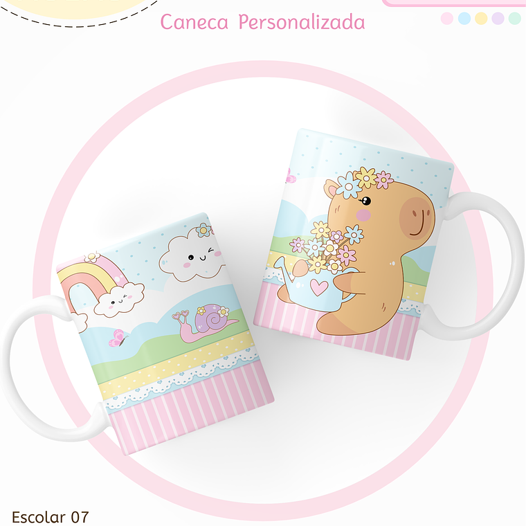 Arquivo Encadernação Kit Escolar - Capivara 8