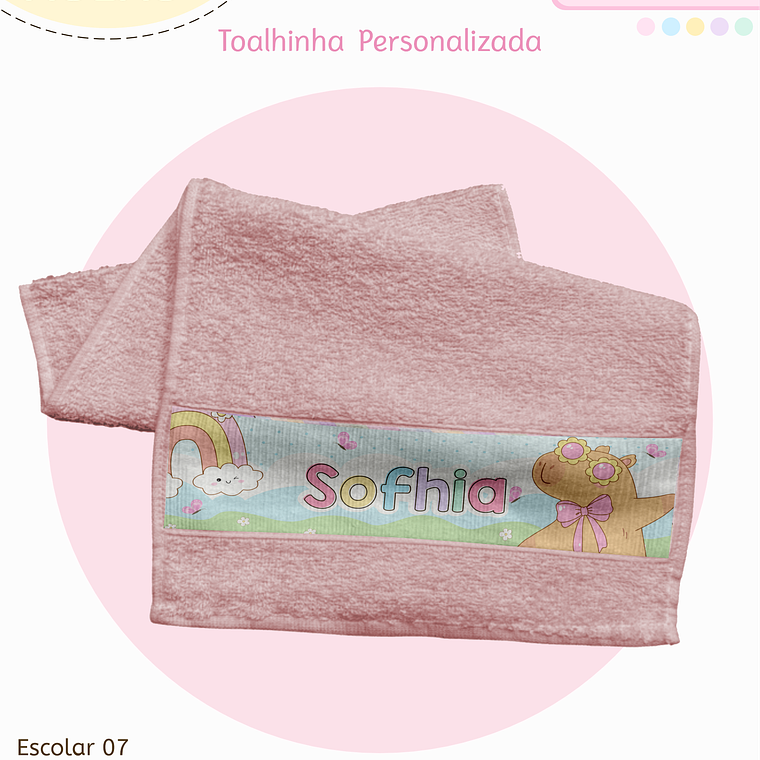 Arquivo Encadernação Kit Escolar - Capivara 12