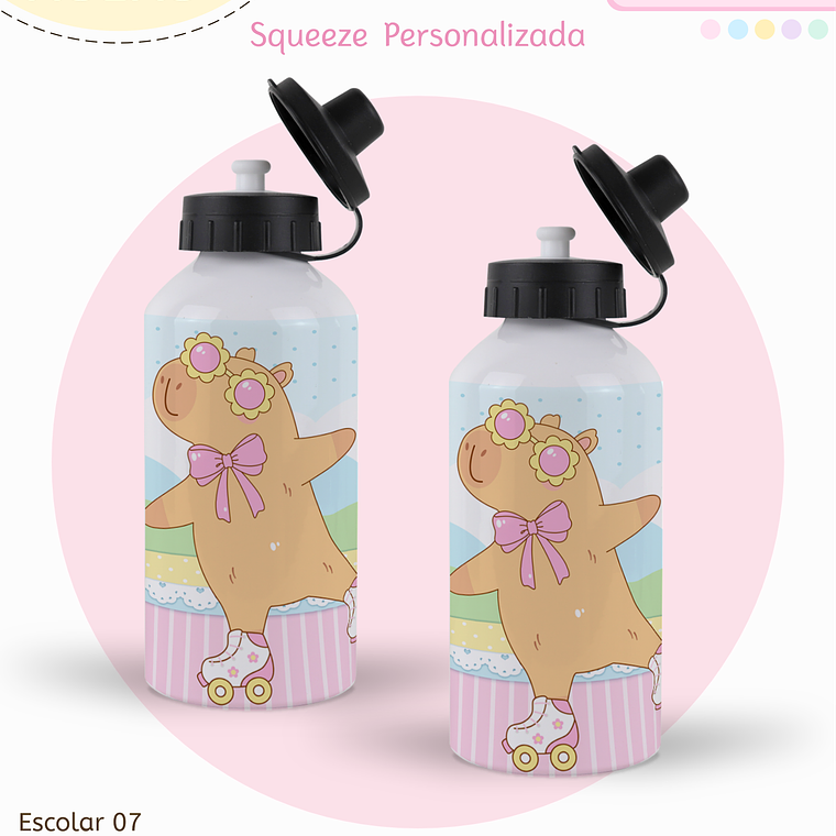 Arquivo Encadernação Kit Escolar - Capivara 13