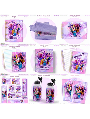 Arquivo Encadernação Kit Escolar - Guerreiras do K-pop