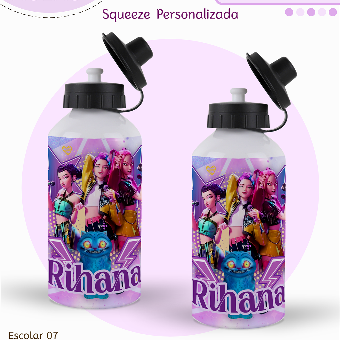 Arquivo Encadernação Kit Escolar - Guerreiras do K-pop 9