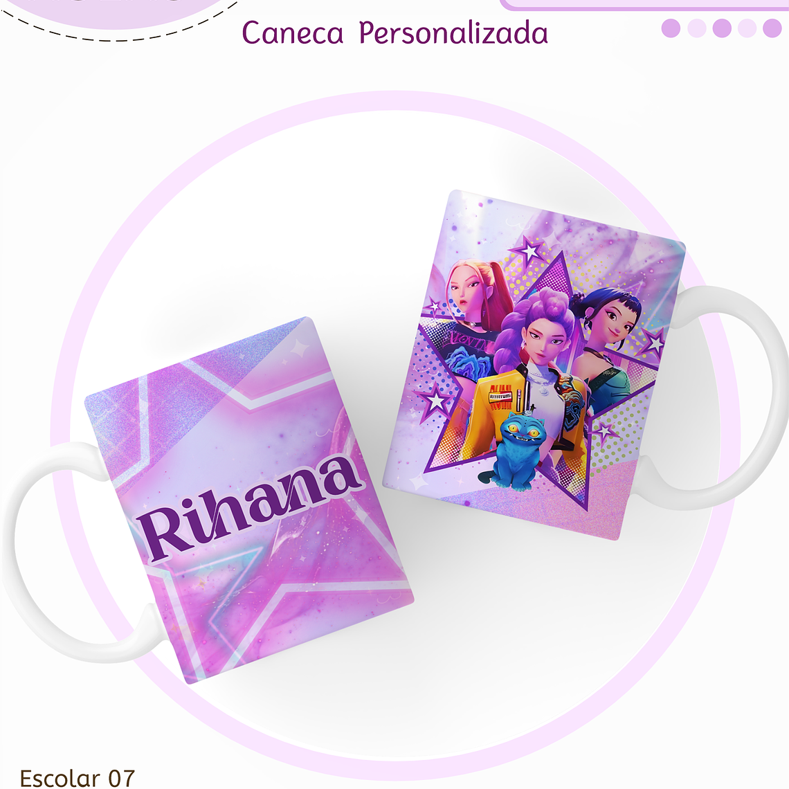 Arquivo Encadernação Kit Escolar - Guerreiras do K-pop 13