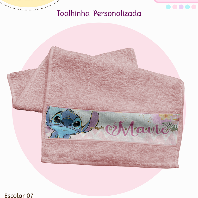 Arquivo Encadernação Kit Escolar - Stitch 5