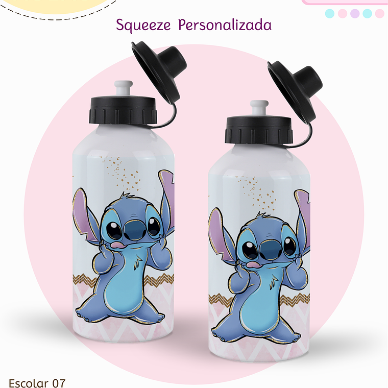 Arquivo Encadernação Kit Escolar - Stitch 7