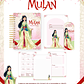 Arquivo Encadernação Escolar 2026 Mulan - Thumbnail 2