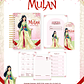 Arquivo Encadernação Escolar 2026 Mulan - Thumbnail 4