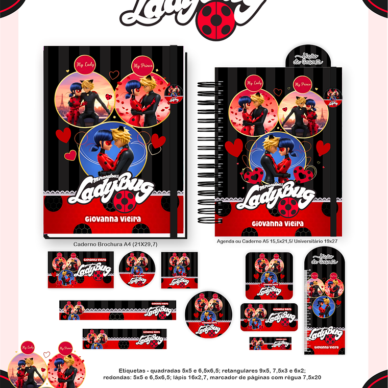 Arquivo Encadernação Escolar 2026 Lady Bug 2