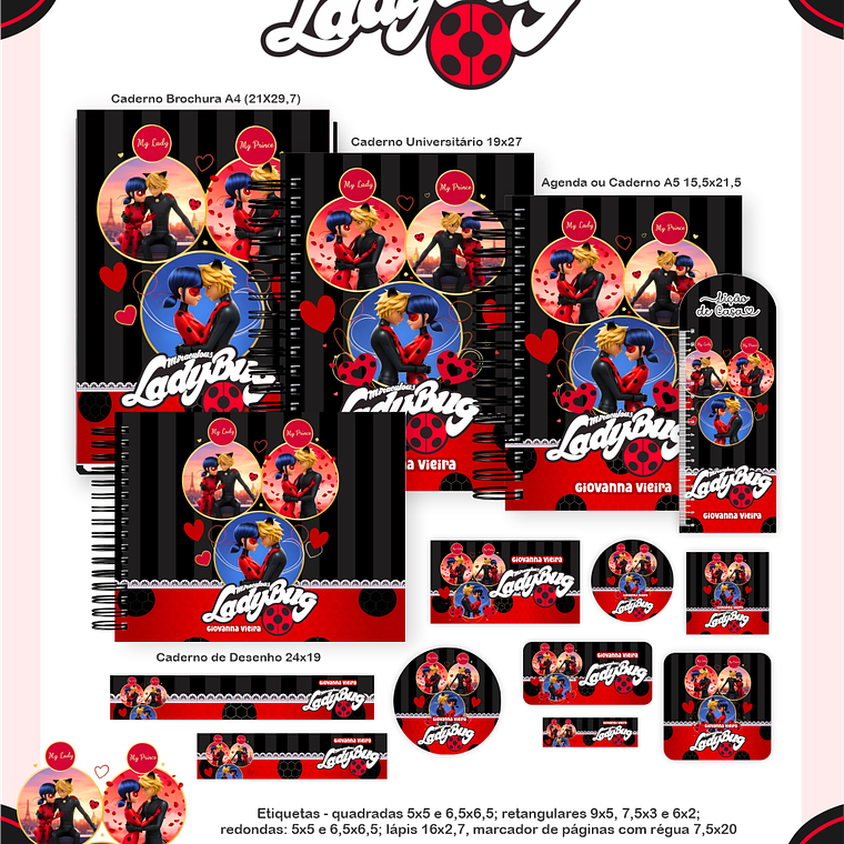 Arquivo Encadernação Escolar 2026 Lady Bug 1