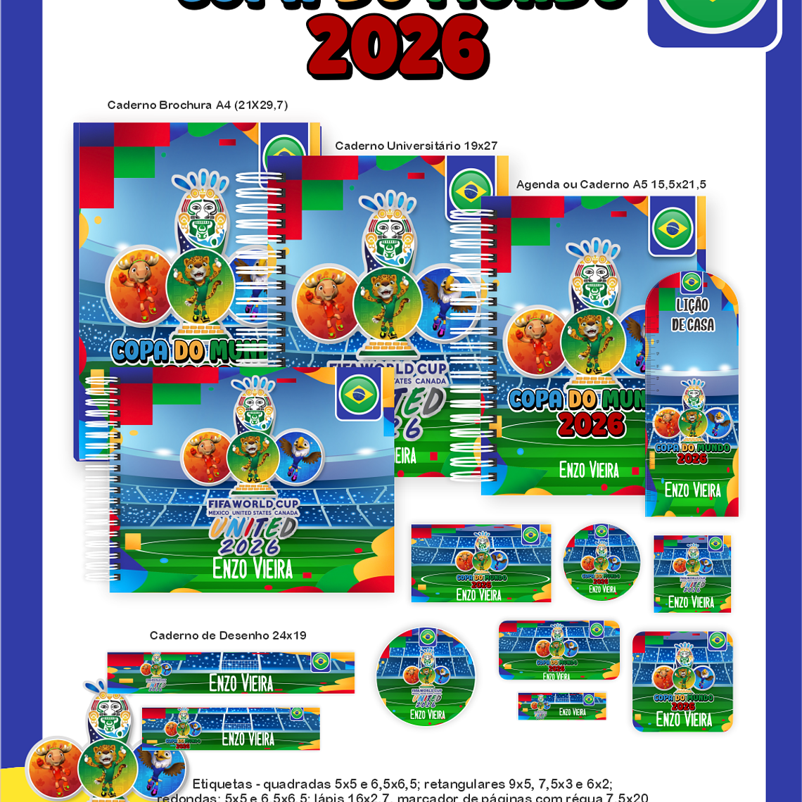 Arquivo Encadernação Escolar Copa do Mundo 2026 1