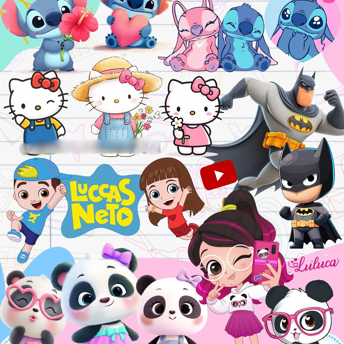 Kit Digital para Etiquetas Escolares 60 TEMAS 3