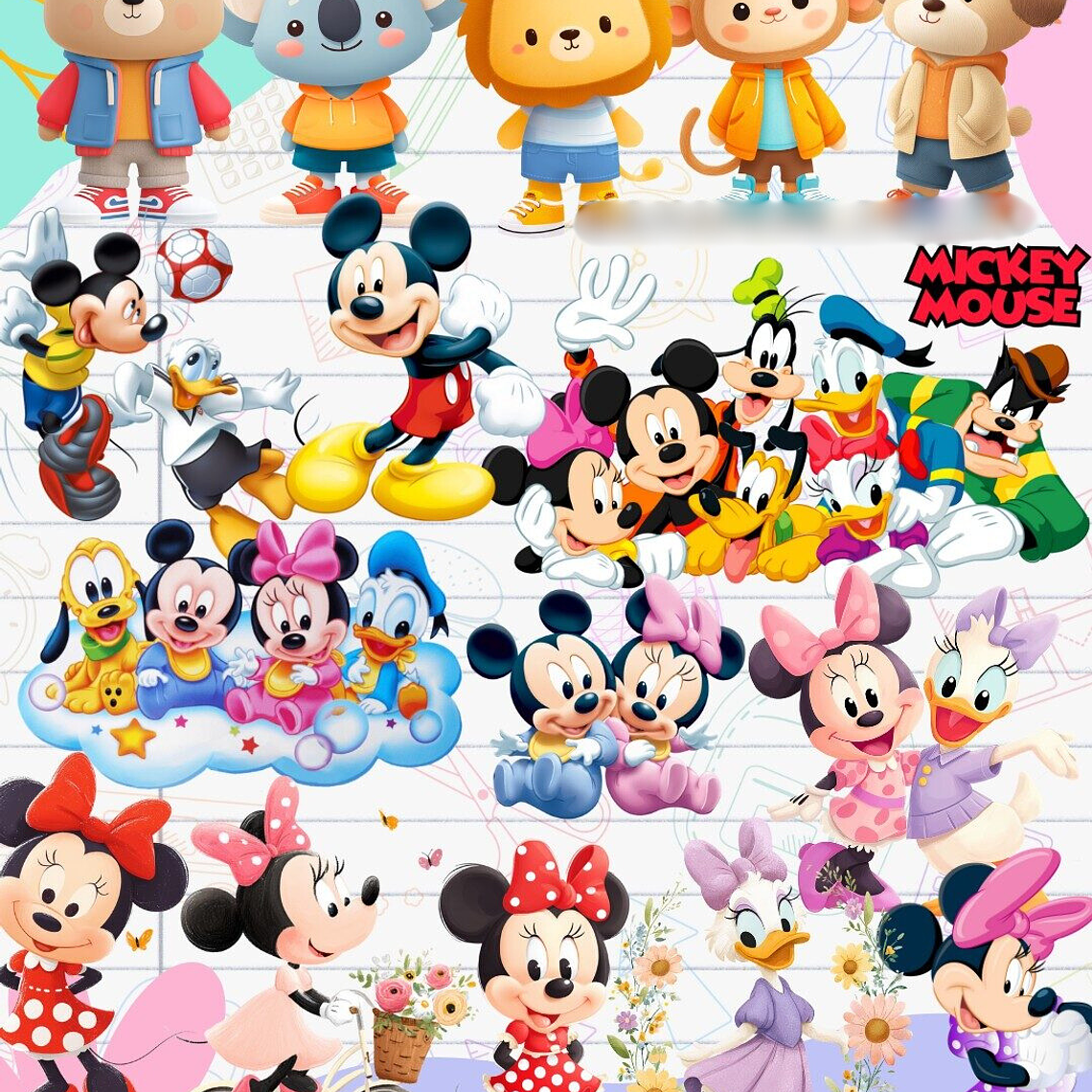 Kit Digital para Etiquetas Escolares 60 TEMAS 5