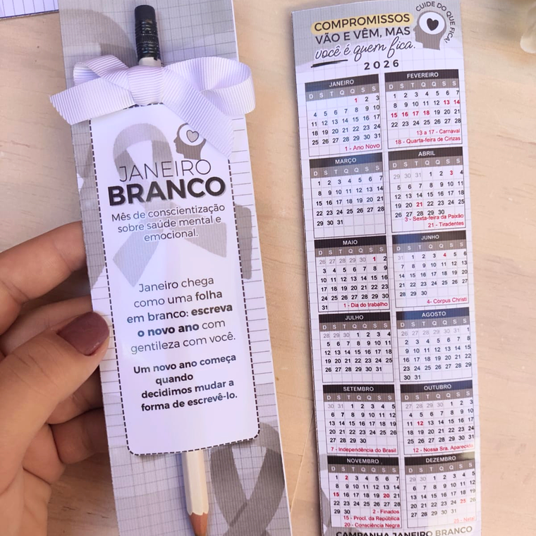 Arquivo Calendário Porta Lápis - Janeiro Branco 1