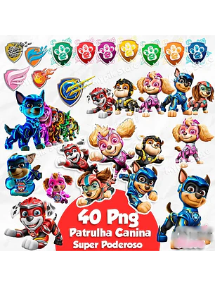 Kit digital patrulha canina super poderosos