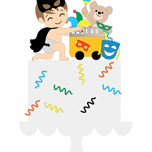 Arquivo Topo de Bolo Batman Folia