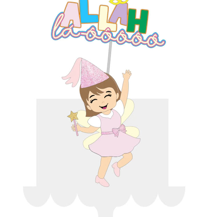 Arquivo Topo de Bolo Fadinha Folia 1