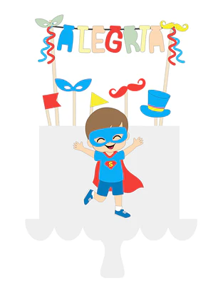 Arquivo Topo de Bolo Super Man Folia