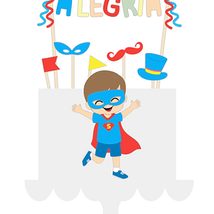 Arquivo Topo de Bolo Super Man Folia