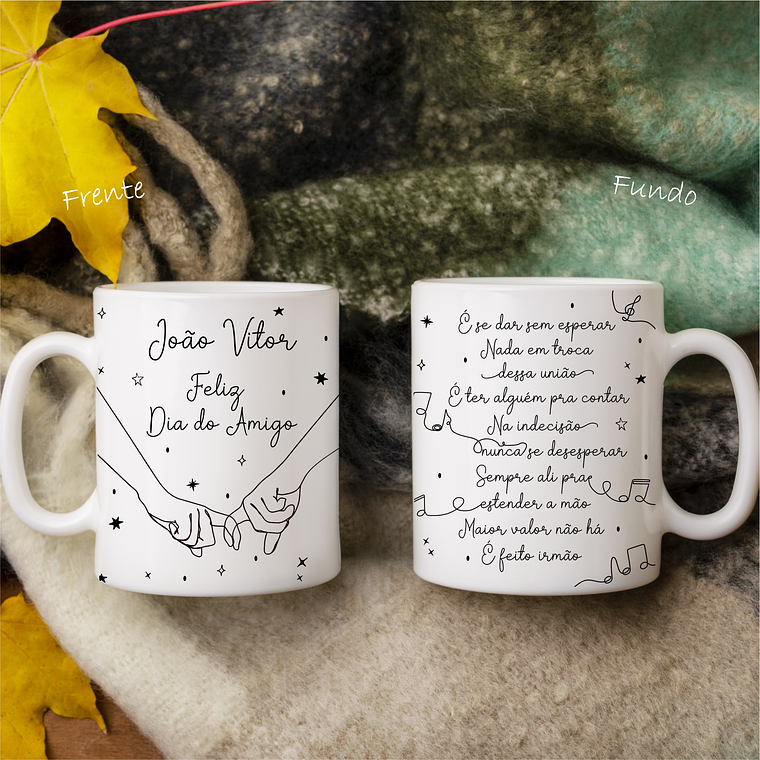 Arquivo Canecas de Amizade Minimalista -  6 modelos 4