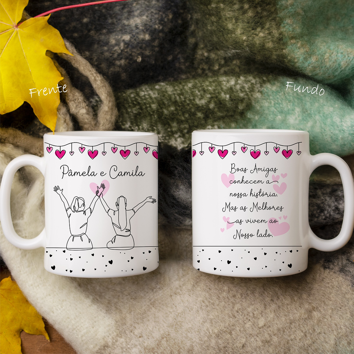 Arquivo Canecas de Amizade Minimalista -  6 modelos 5