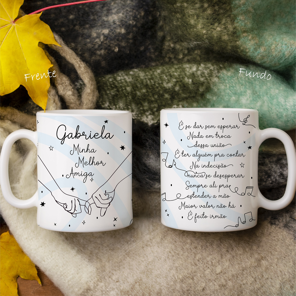 Arquivo Canecas de Amizade Minimalista -  6 modelos 6