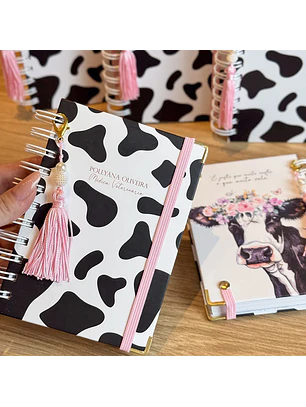 Arquivo MINI CADERNO A6 - Tema Vaquinha