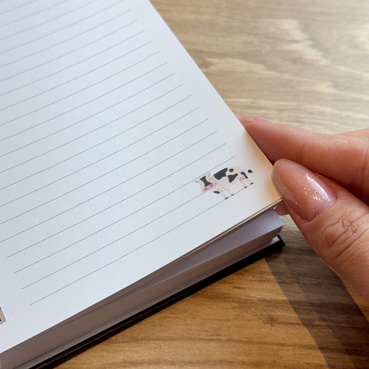 Arquivo MINI CADERNO A6 - Tema Vaquinha 9