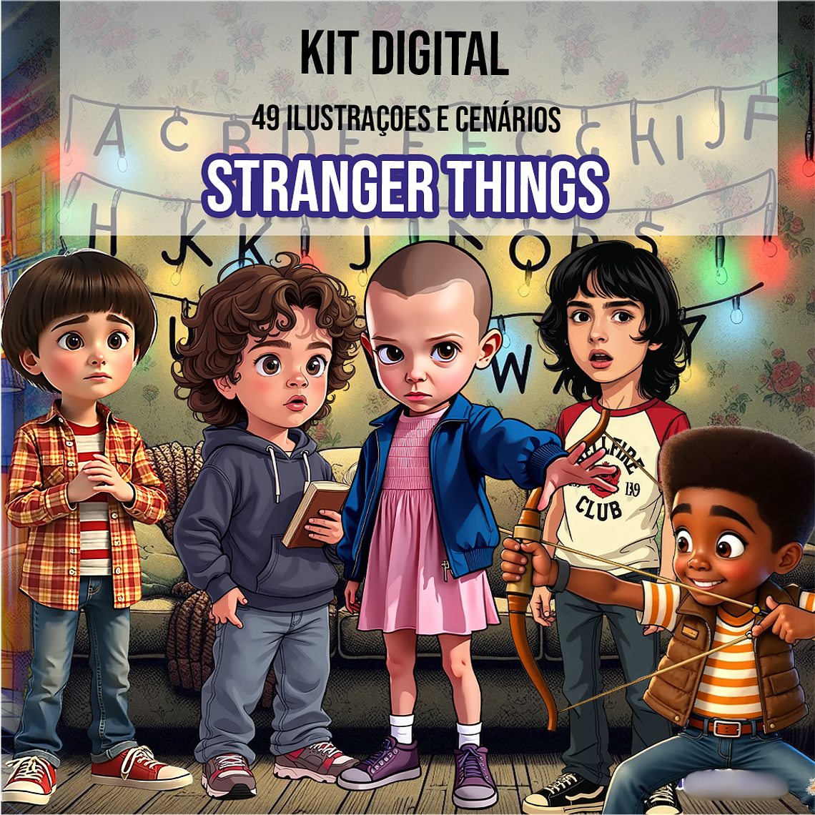 KIT DIGITAL STRANGER THINGS 1