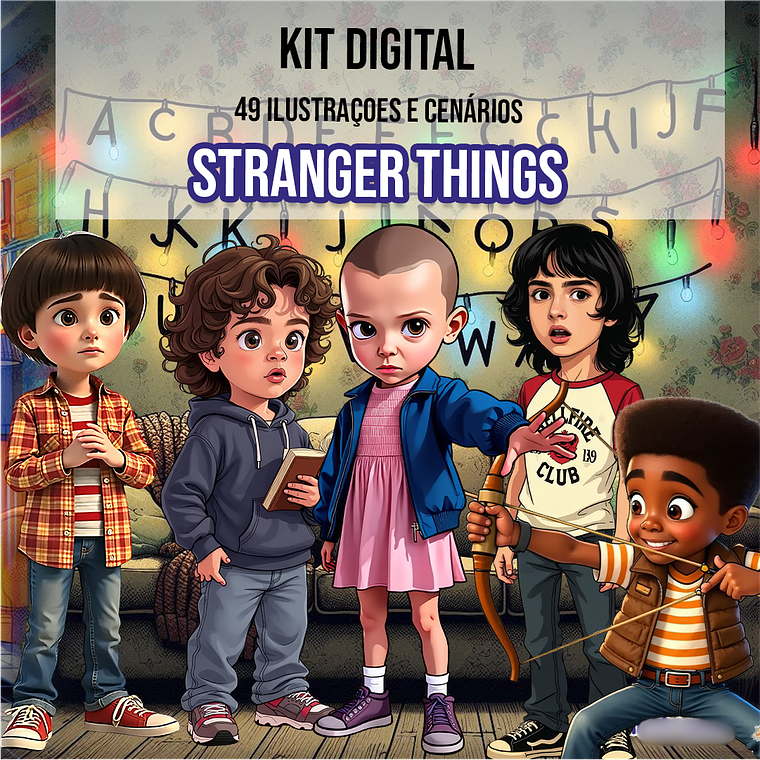 KIT DIGITAL STRANGER THINGS 1
