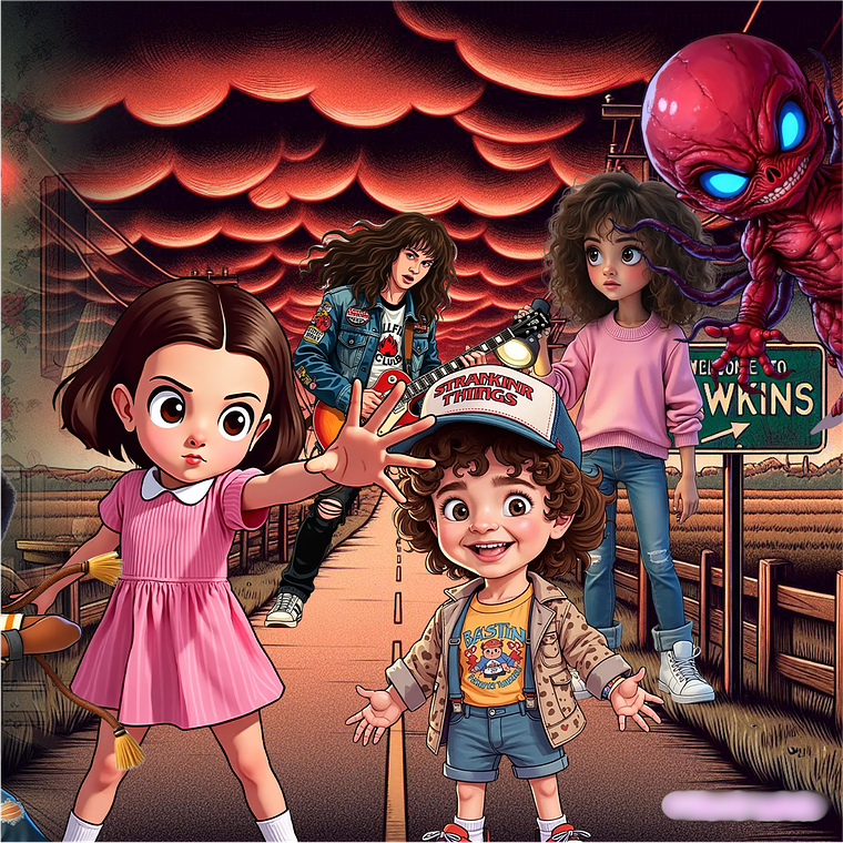 KIT DIGITAL STRANGER THINGS 2