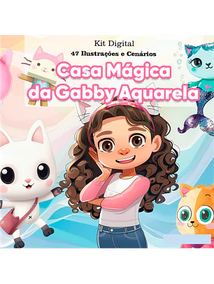 Kit Digita A casa mágica da Gabby