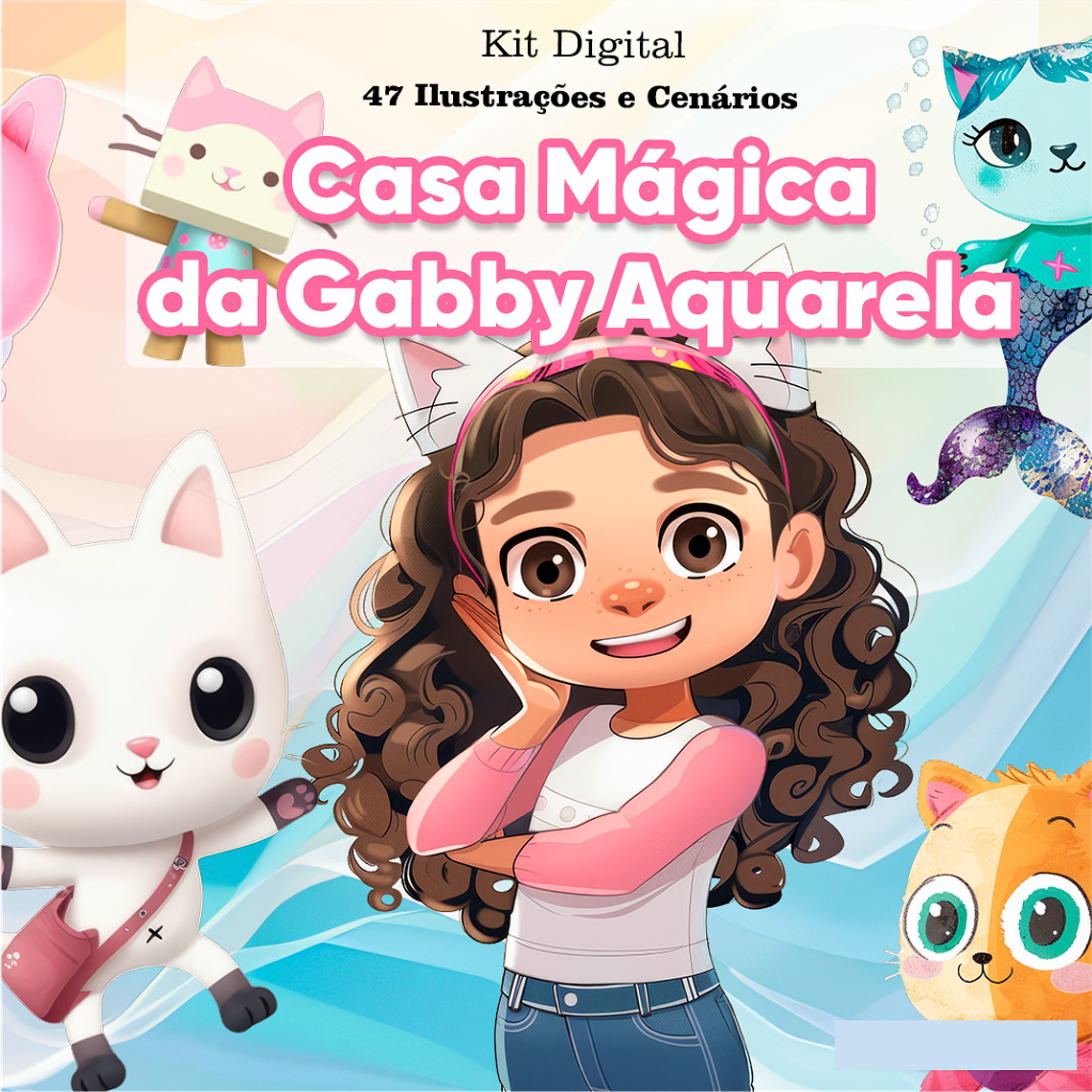 Kit Digita A casa mágica da Gabby 1